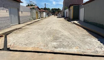 Pavimentação na Rua São Tomé é concluída pela SAAD Norte.