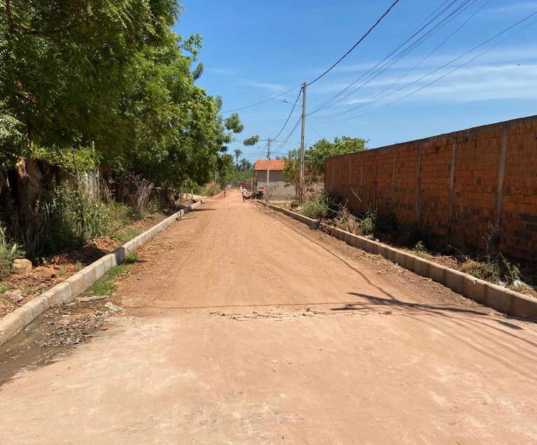 Pavimentação na Rua São Tomé é concluída pela SAAD Norte.