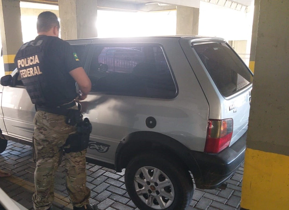 Polícia Federal prende suspeitos de furtar viatura em Teresina.