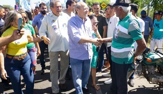 Sílvio Mendes promove caminhada em São Miguel do Tapuio