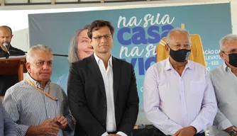 Presidente da Águas de Teresina, Jaci Prado e prefeito Dr. Pessoa.