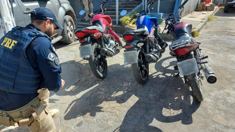 PRF-PI apreende três motocicletas adulteradas em Floriano.