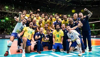 Seleção Masculina de Voleibol.