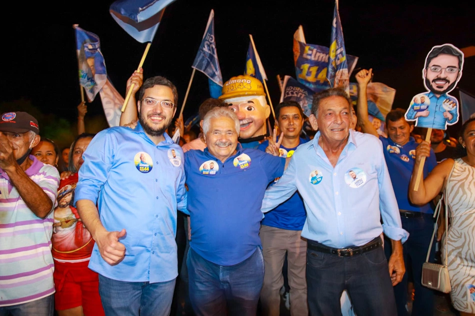 Elmano Ferrer encerra campanha em Picos em dobradinha com Aldo Gil
