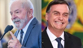 Lula e Bolsonaro.