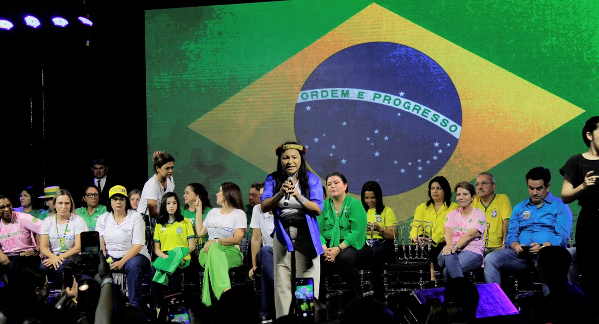 Primeira-dama Michele Bolsonaro visita Teresina