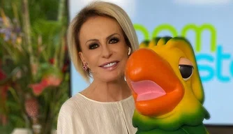 Ana Maria Braga com Louro José.