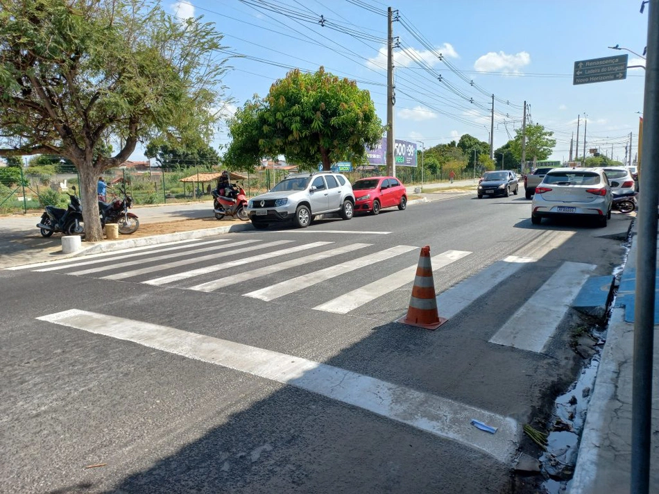 Revitalização de faixas de pedestres é prioridade para a STRANS