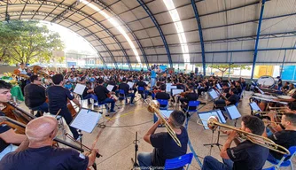 Orquestra Sinfônica de Teresina realizará concerto em escola na zona rural de Teresina.