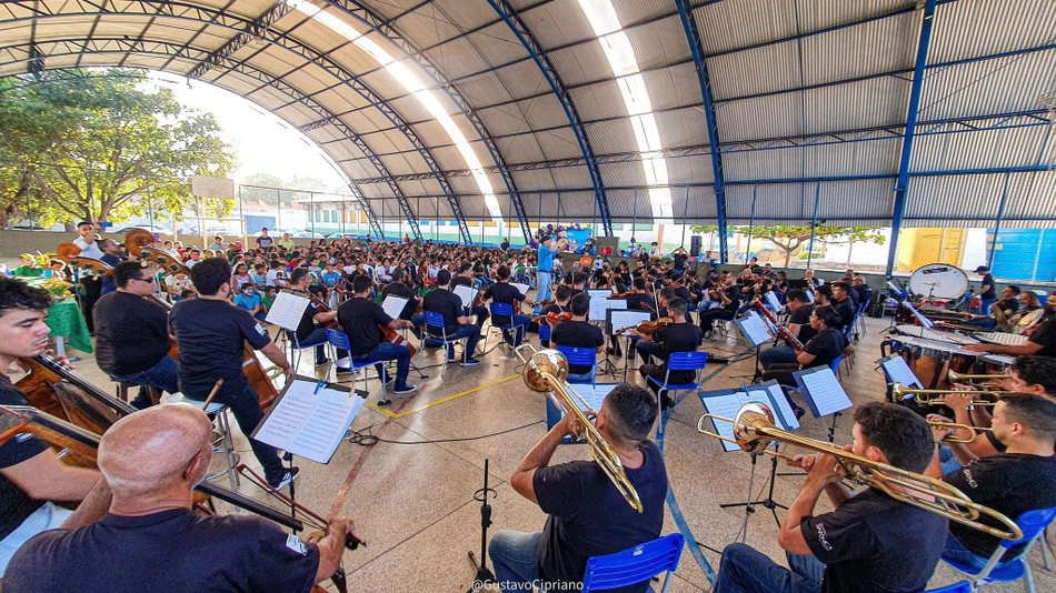 Orquestra Sinfônica de Teresina realizará concerto em escola na zona rural de Teresina.