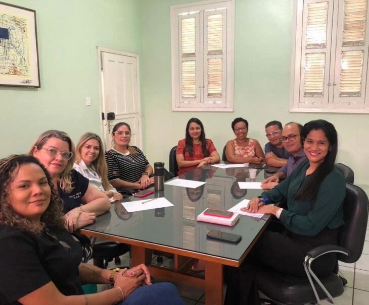 Reunião entre gestores de saúde mental da Sesapi.