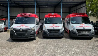 Novas ambulâncias do SAMU Teresina.
