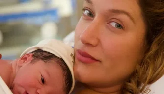Gabriela Pugliesi dá à luz ao seu primeiro filho, Lion.