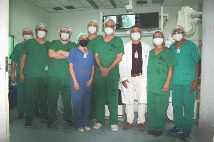 Hospital Getúlio Vargas realiza angioplastia coronariana pela primeira vez.