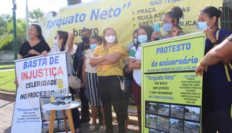 Protesto dos moradores do Torquato Neto
