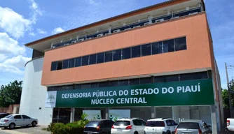 Atendimento criminal da Defensoria Pública do Piauí.