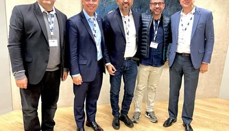 Rafael Fonteles em encontro de lideranças na Universidade de Oxford, na Inglaterra.