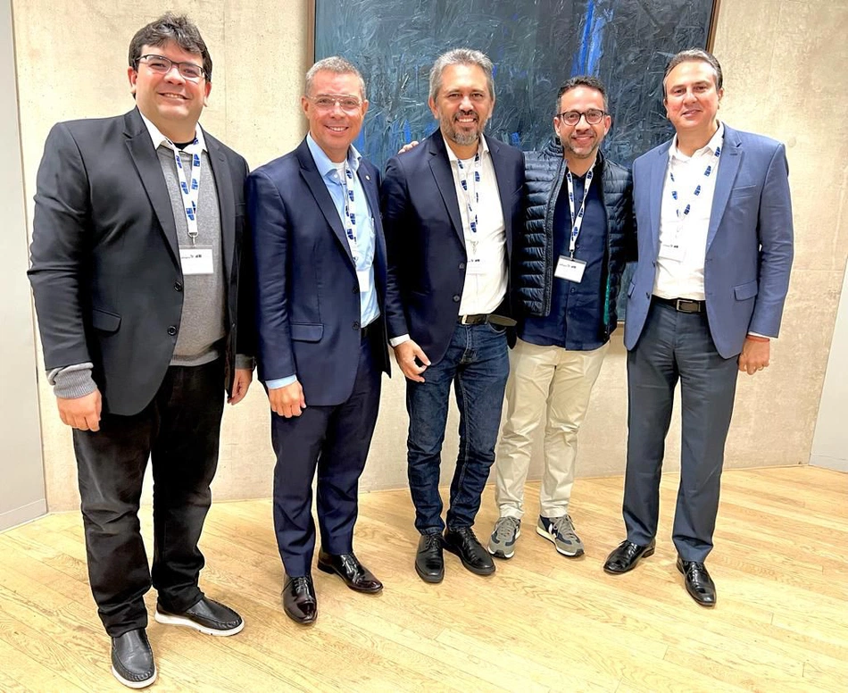 Rafael Fonteles em encontro de lideranças na Universidade de Oxford, na Inglaterra.