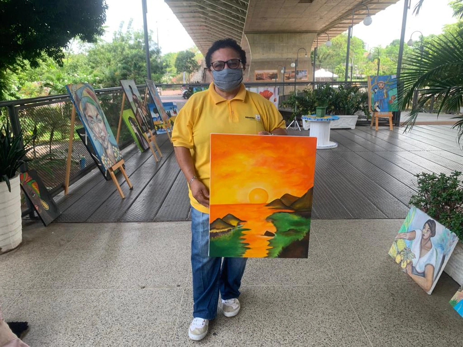 Projeto expõe e realiza trocas de obras artísticas por alimentos em Teresina