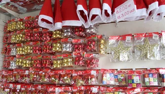 Vendas de objetos de decoração para o Natal crescem em Teresina