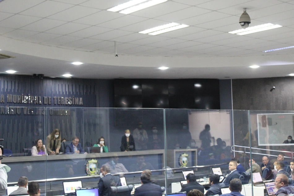 Sessão na Câmara Municipal de Teresina