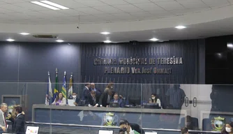 Sessão na Câmara Municipal de Teresina