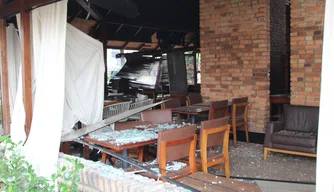 Explosão destrói restaurante, lojas e apartamentos na zona Leste
