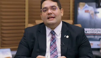 O Diretor-tesoureiro da OAB-PI,  Marcus Vinícius Nogueira