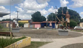 Praça dos Orixás no Parque Lagoas do Norte