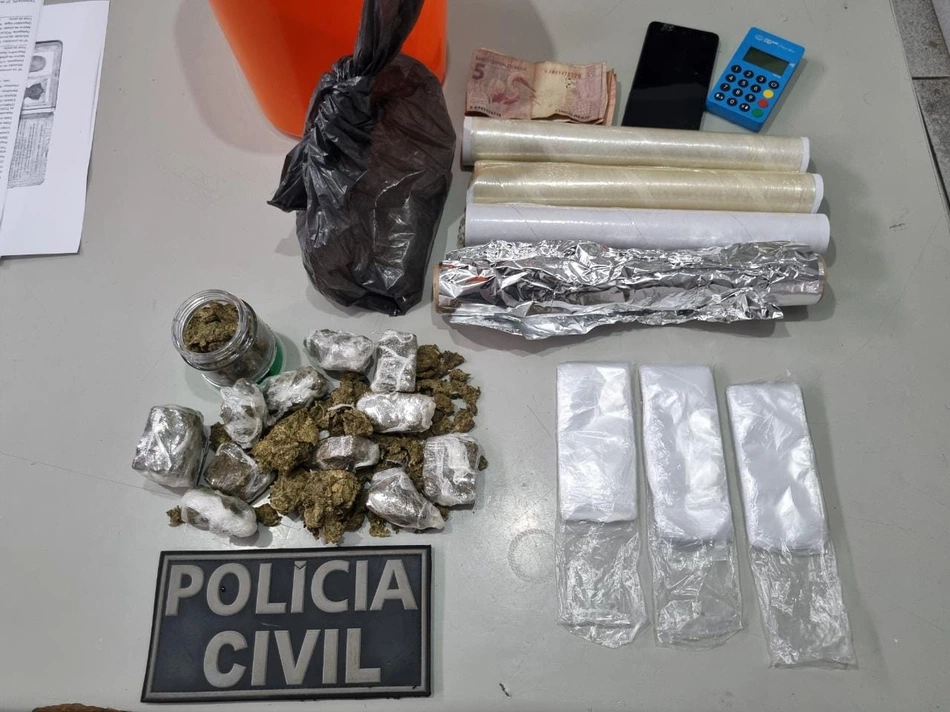 Polícia Civil prende suspeito de tráfico de drogas em Teresina