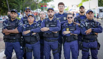 guardas municipais não registram ocorrências graves no Corso de Teresina 2023.