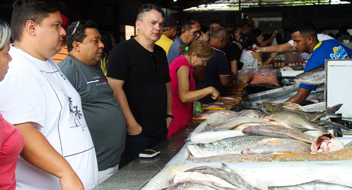 Início da Quaresma no Mercada do Peixe em Teresina