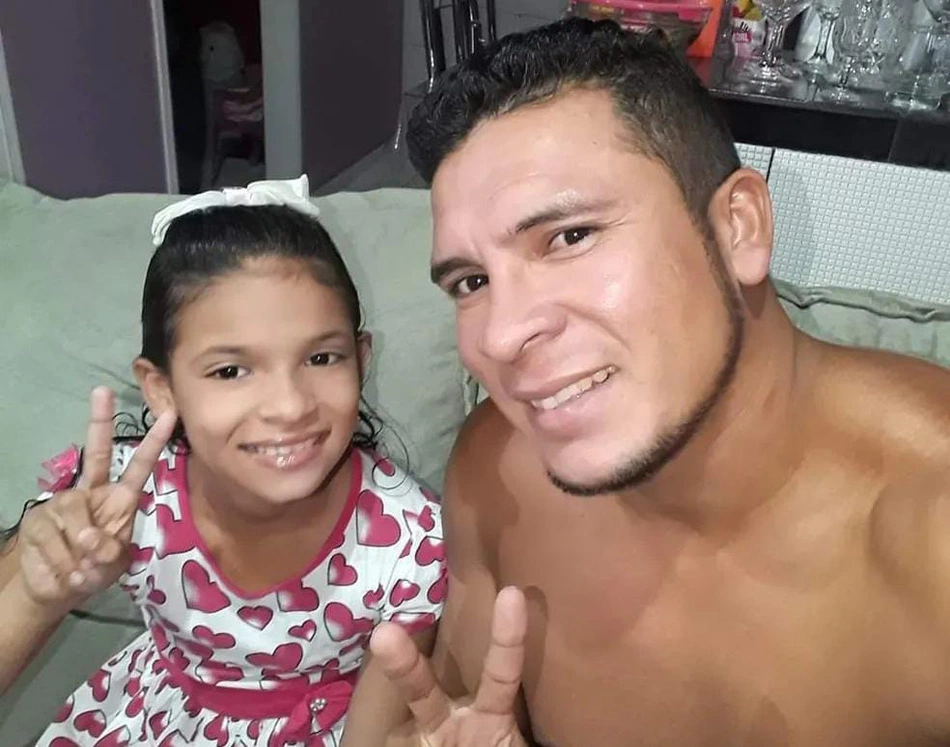 Pai e filha mortos em chacina no município de Sinop, no Mato Grosso.