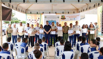 Polícia Militar retoma projeto Pelotão Mirim Cidadão em Nazária