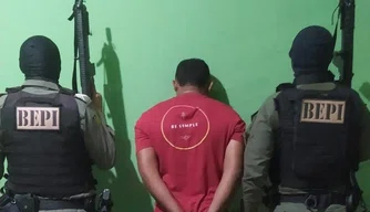 Suspeito de participar de chacina é preso em Baixa Grande do Ribeiro.