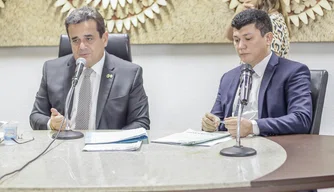 Deputados Henrique Pires e Rubens Vieira