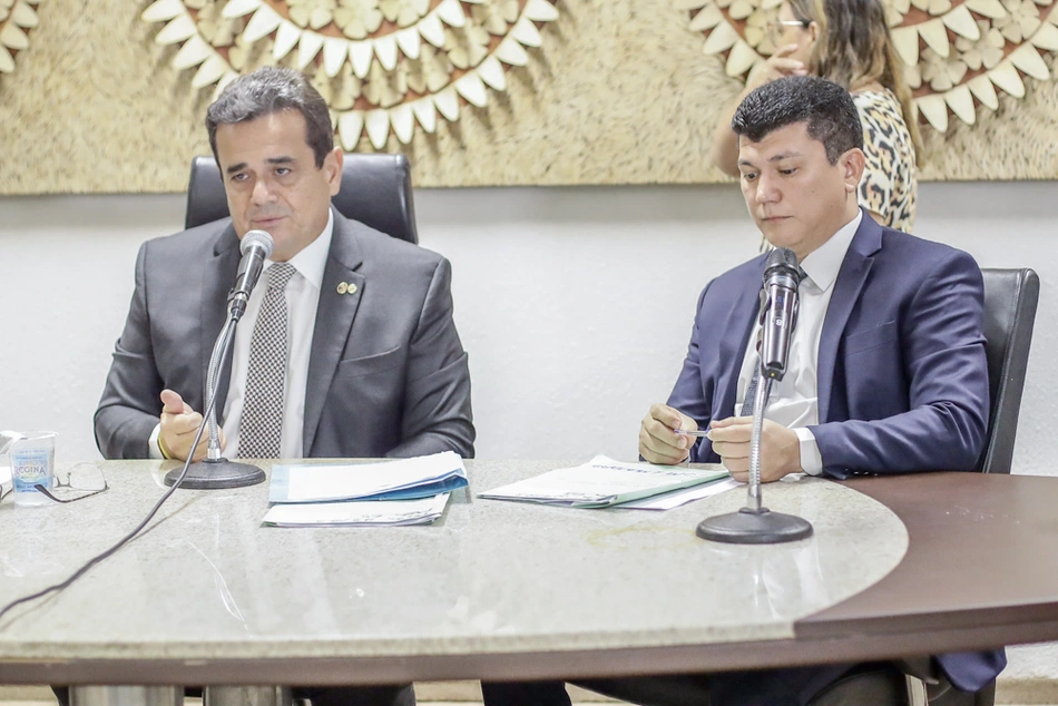 Deputados Henrique Pires e Rubens Vieira