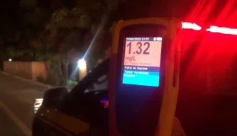 Motociclista é preso por embriaguez na BR 135 em Bom Jesus
