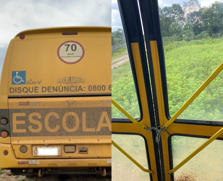 Transporte escolar do município de Novo Santo Antônio.