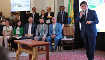 Governador Rafael Fonteles lança programa Eco Piauí.