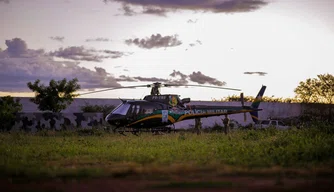 Batalhão aéreo da PM reforça segurança nos festejos juninos no Piauí