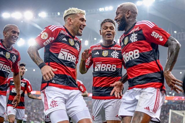 Flamengo em goleada contra o Vasco