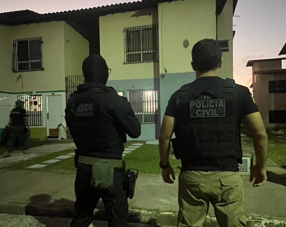 Prisão suspeito de chacina em Baixa Grande do Ribeiro.