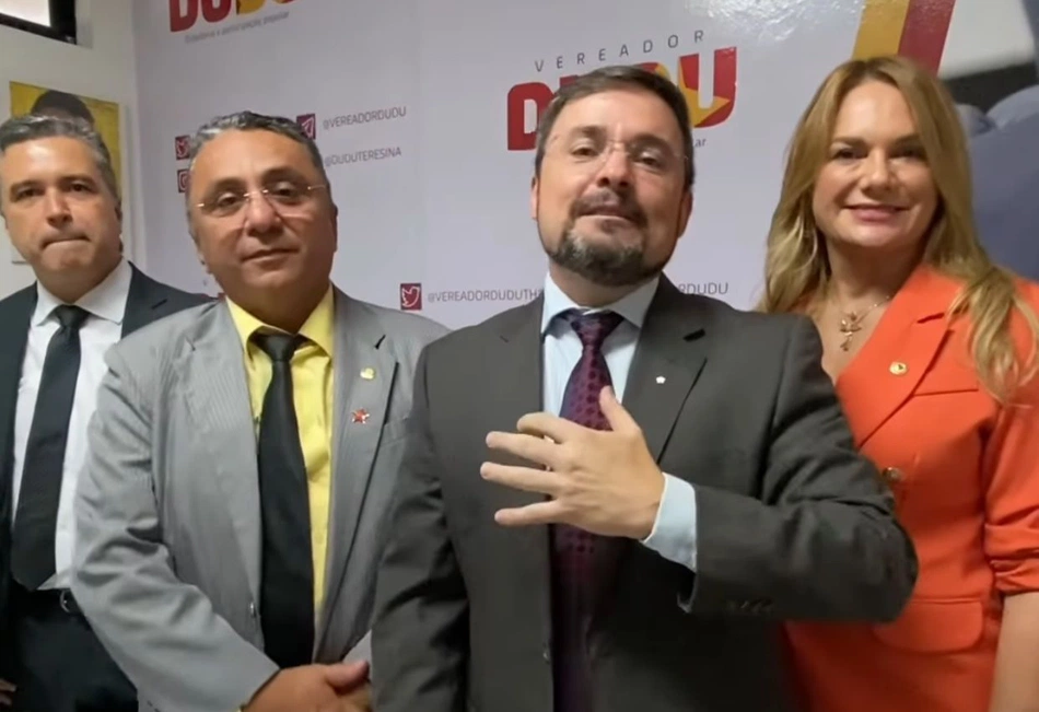 Fábio Novo recebe apoio do vereador Dudu para pré-campanha