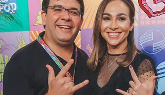Governador Rafael Fonteles e primeira-dama, Isabel Fonteles