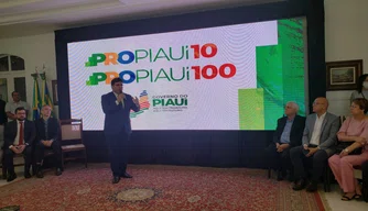 Governador Rafael Fonteles lança PRO Piauí 10 e PRO Piauí 100