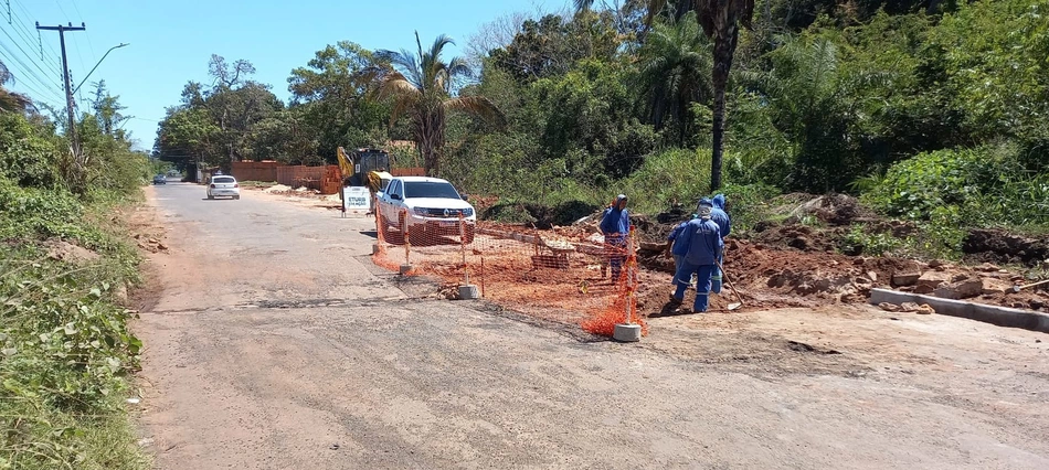 Eturb inicia construção de passagem molhada no povoado Soinho.