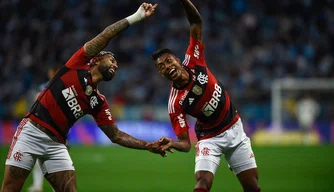 Flamengo vence partida contra o Grêmio