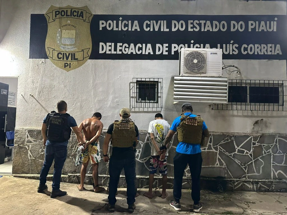 Prisão por tráfico de drogas em Luís Correia.