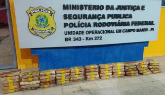 Carga de droga apreendida em Campo Maior